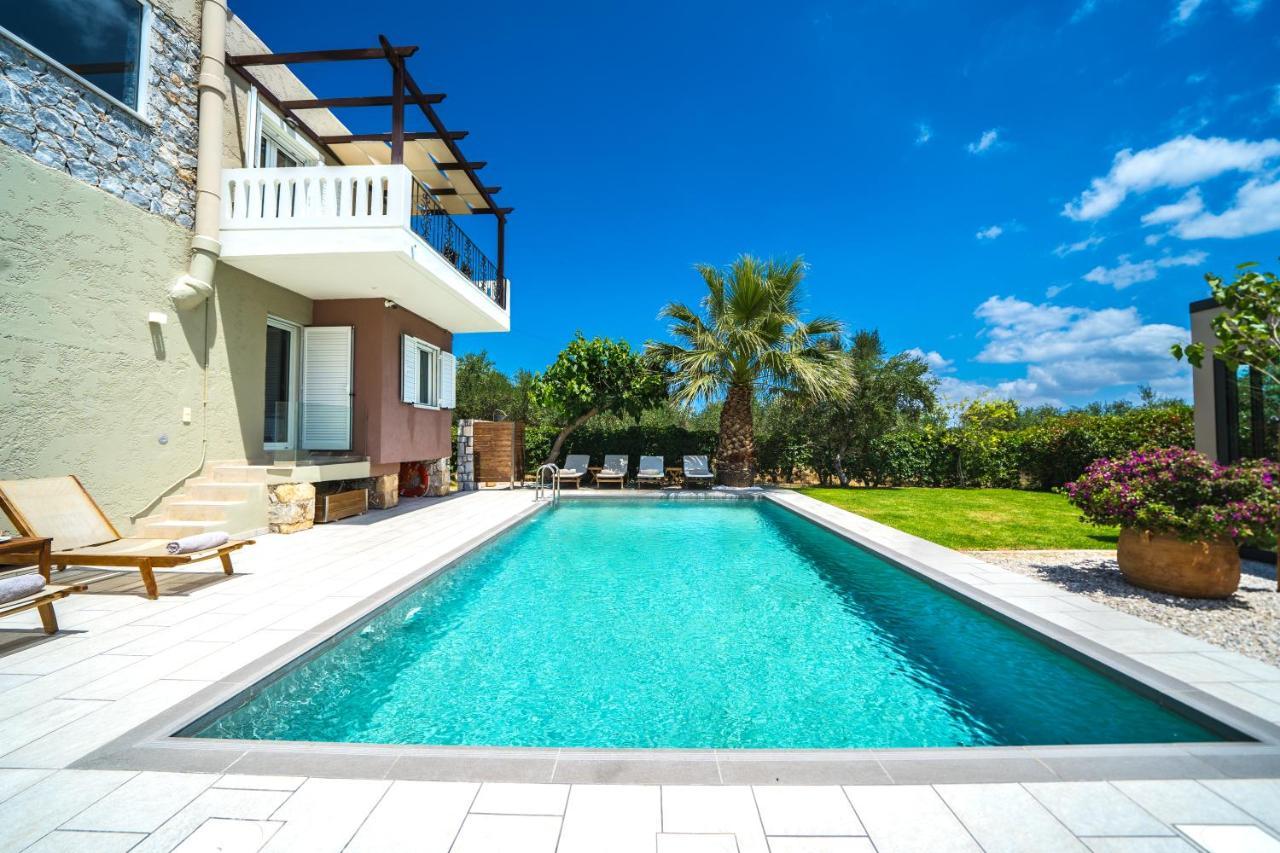 קיסאמוס Petronila Luxury Villa With Heated Private Pool מראה חיצוני תמונה