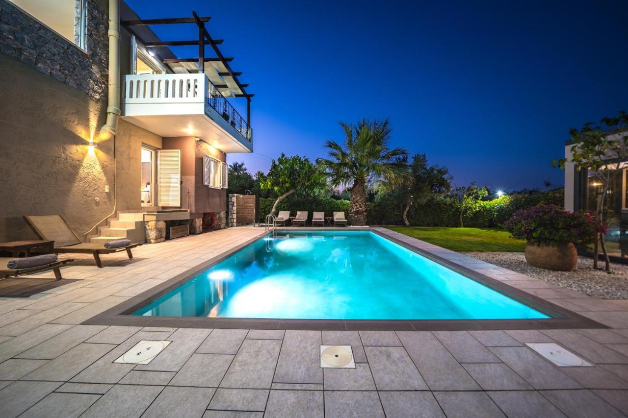 קיסאמוס Petronila Luxury Villa With Heated Private Pool מראה חיצוני תמונה