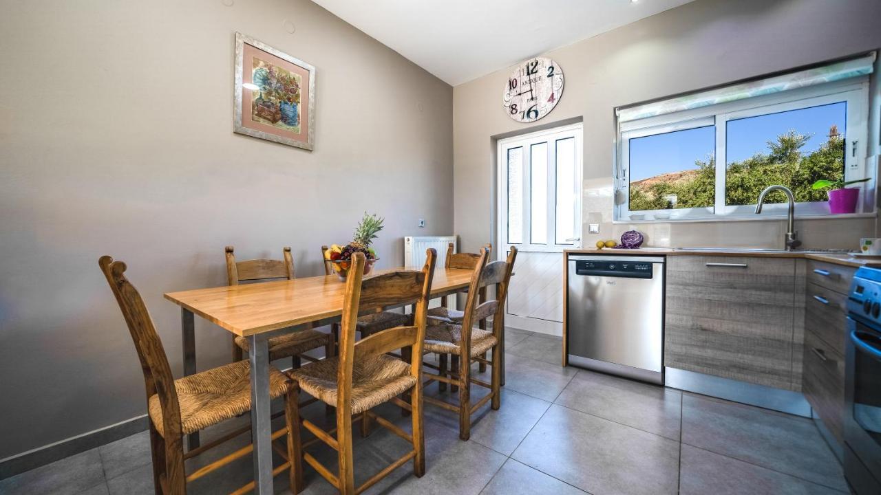קיסאמוס Petronila Luxury Villa With Heated Private Pool מראה חיצוני תמונה