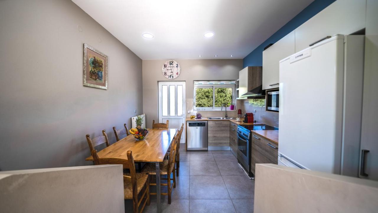 קיסאמוס Petronila Luxury Villa With Heated Private Pool מראה חיצוני תמונה