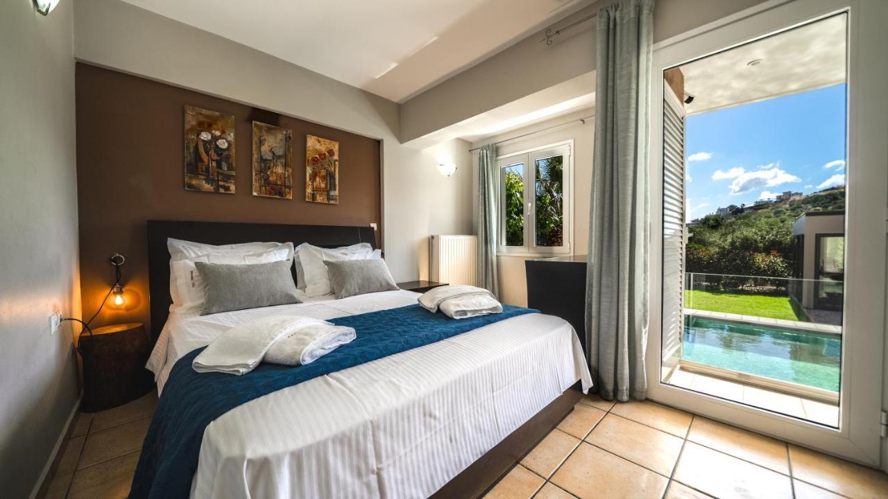 קיסאמוס Petronila Luxury Villa With Heated Private Pool מראה חיצוני תמונה