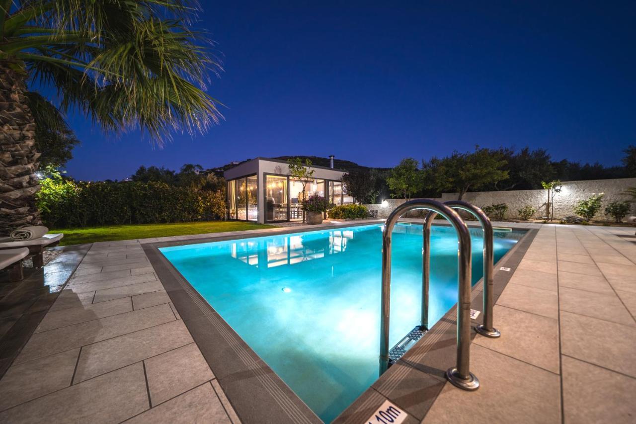 קיסאמוס Petronila Luxury Villa With Heated Private Pool מראה חיצוני תמונה