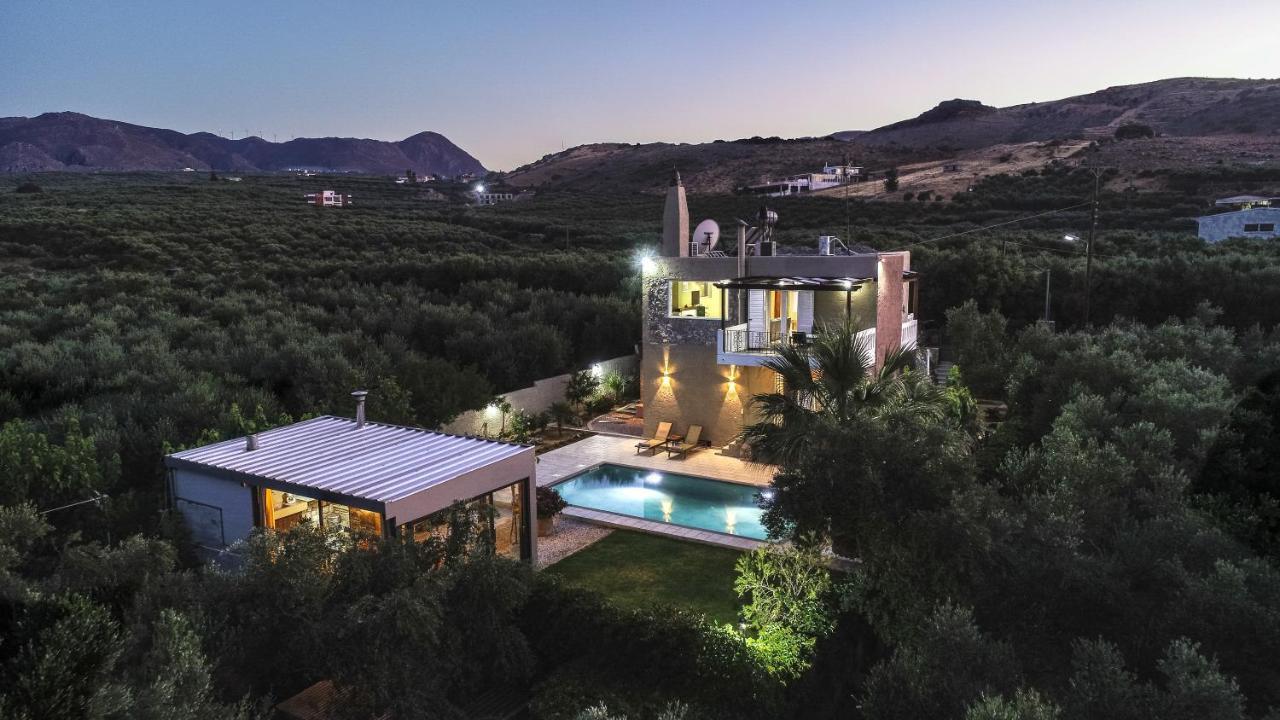 קיסאמוס Petronila Luxury Villa With Heated Private Pool מראה חיצוני תמונה