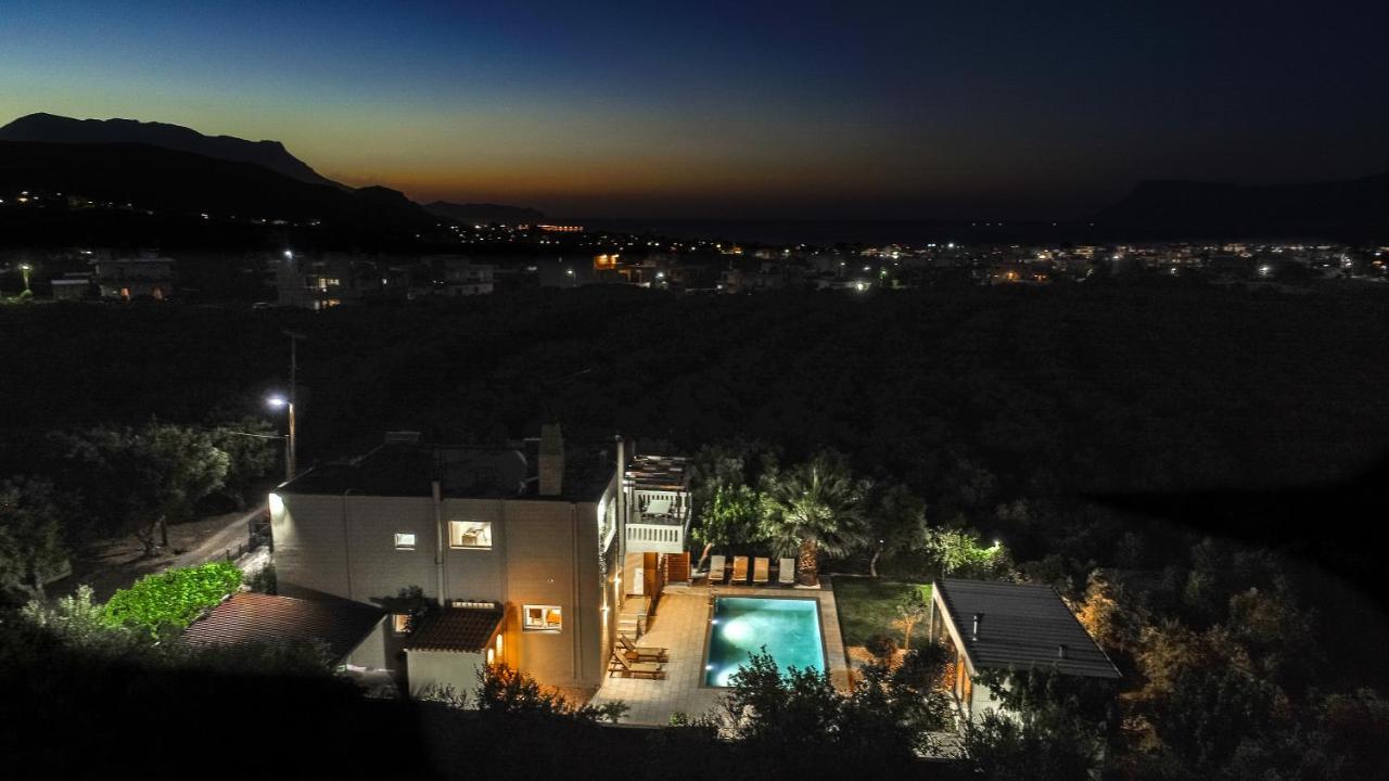 קיסאמוס Petronila Luxury Villa With Heated Private Pool מראה חיצוני תמונה