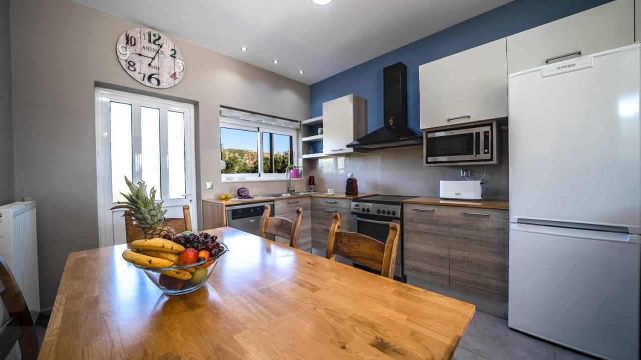 קיסאמוס Petronila Luxury Villa With Heated Private Pool מראה חיצוני תמונה