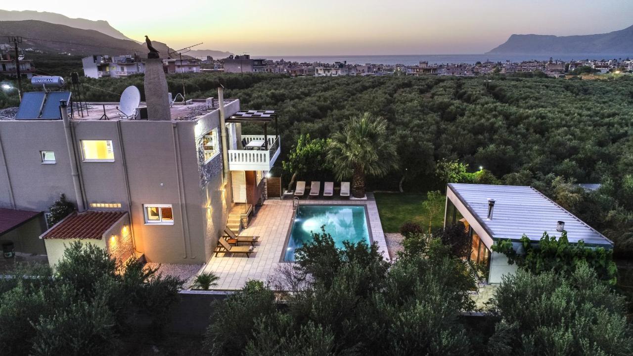 קיסאמוס Petronila Luxury Villa With Heated Private Pool מראה חיצוני תמונה